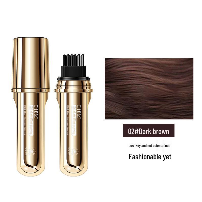 DJEM Спрей-корректор цвета волос с цветочным ароматом - Маскировка седины и расческа для подкрашивания 20ML