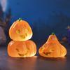 New Halloween luminous pumpkin lamp micro-landscape gardening landscaping accessories, creative car luminous ornaments
