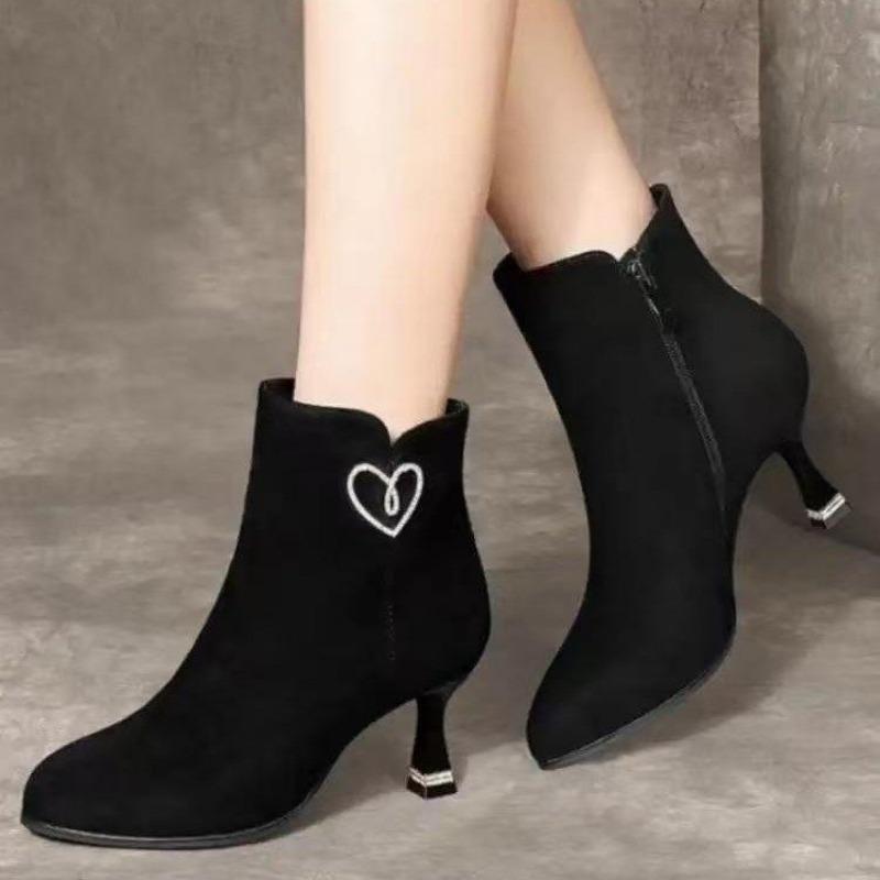 New and Elegant Matte Soft Leather Fashion Women's Boots and Shoes