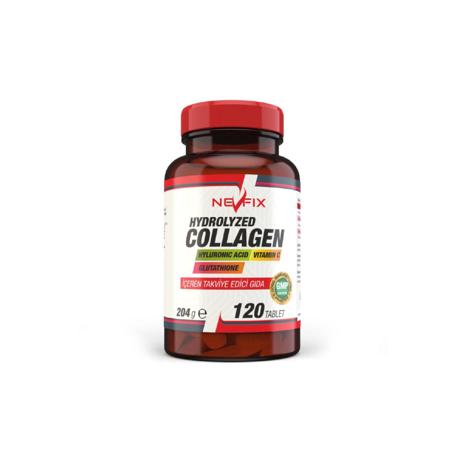 

Collagen 120 Tablets Glutathione Hyaluronic Acid Vitamin C