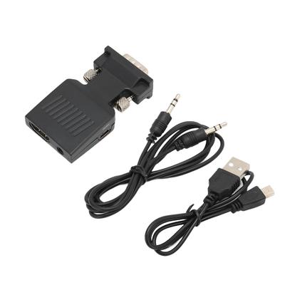 VGA Male To HD Multimedia Interface Female HD Converter for Computers Laptops Projectors