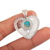 Natural Spiny Oyster Gemstone 925 Sterling Silver Jewelry Handmade Pendant 1.4" CP-15-37