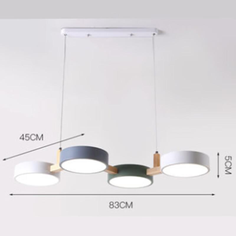 Li Shen Modern Macaron 3-Head Pendant Lamp