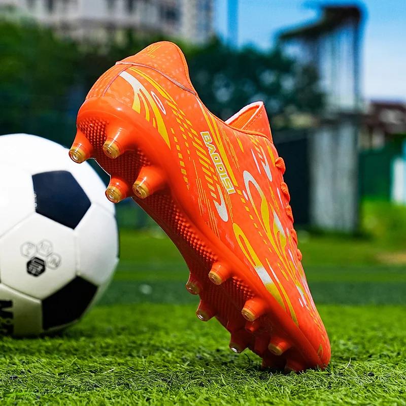 Kids Soccer Shoes Men Original Football Shoes Indoor Professional Football Field Boots Society Cleats Tf/Ag Sneaker Non Slip