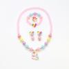 Accesorii Fetițe 2024 Colier Brățară Mărgele Unicorn Curcubeu Set Valoare Accesorii Bebe Fetiță