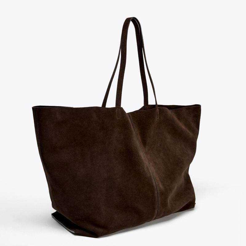 Herbst Winter Tragetasche Damen Mode Marke Retro Handtasche Designer Hochwertiges Rindsleder Mattierte Große Kapazität Schultertasche