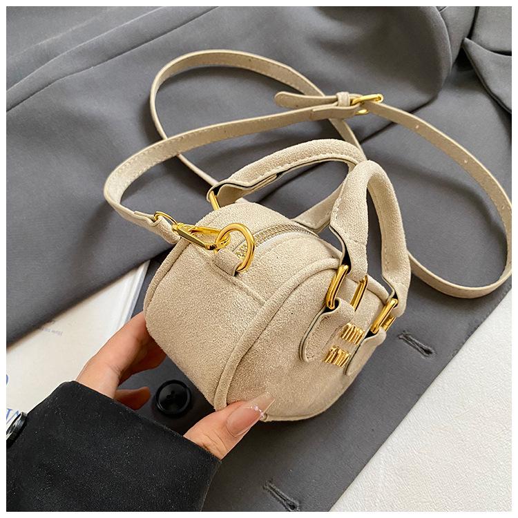 Korean Style Frosted Princess Crossbody Bag - Versatile Women's Shoulder Bag for Little Girls