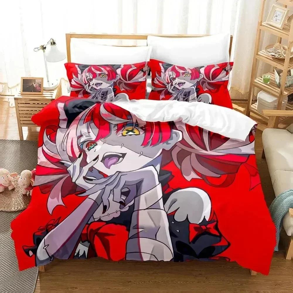 Comforter Fashion 3D Anime Kureiji Ollie Bedding Set Printed Bed Set With Bed Soft Queen King Size Bedclothes Home