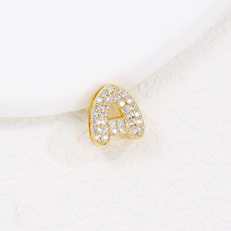 Initial A-Z Letters Pendant Necklace Women Men Choker Stainless Steel Necklace Pendant Necklace Gold Color Hip Hop Iced