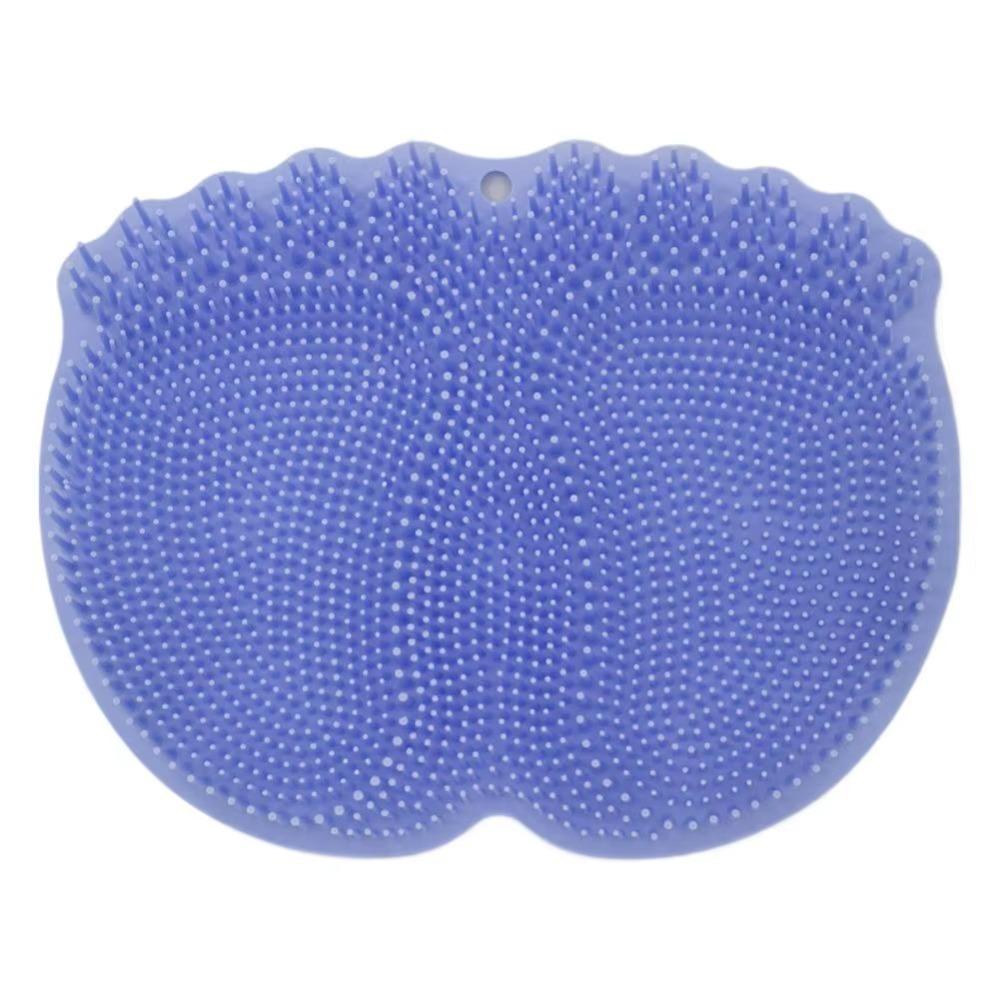 Exfoliation Silicone Foot Cleaning Massage Mat Non Slip Foot Scrubber Pad for Daily Bath Use