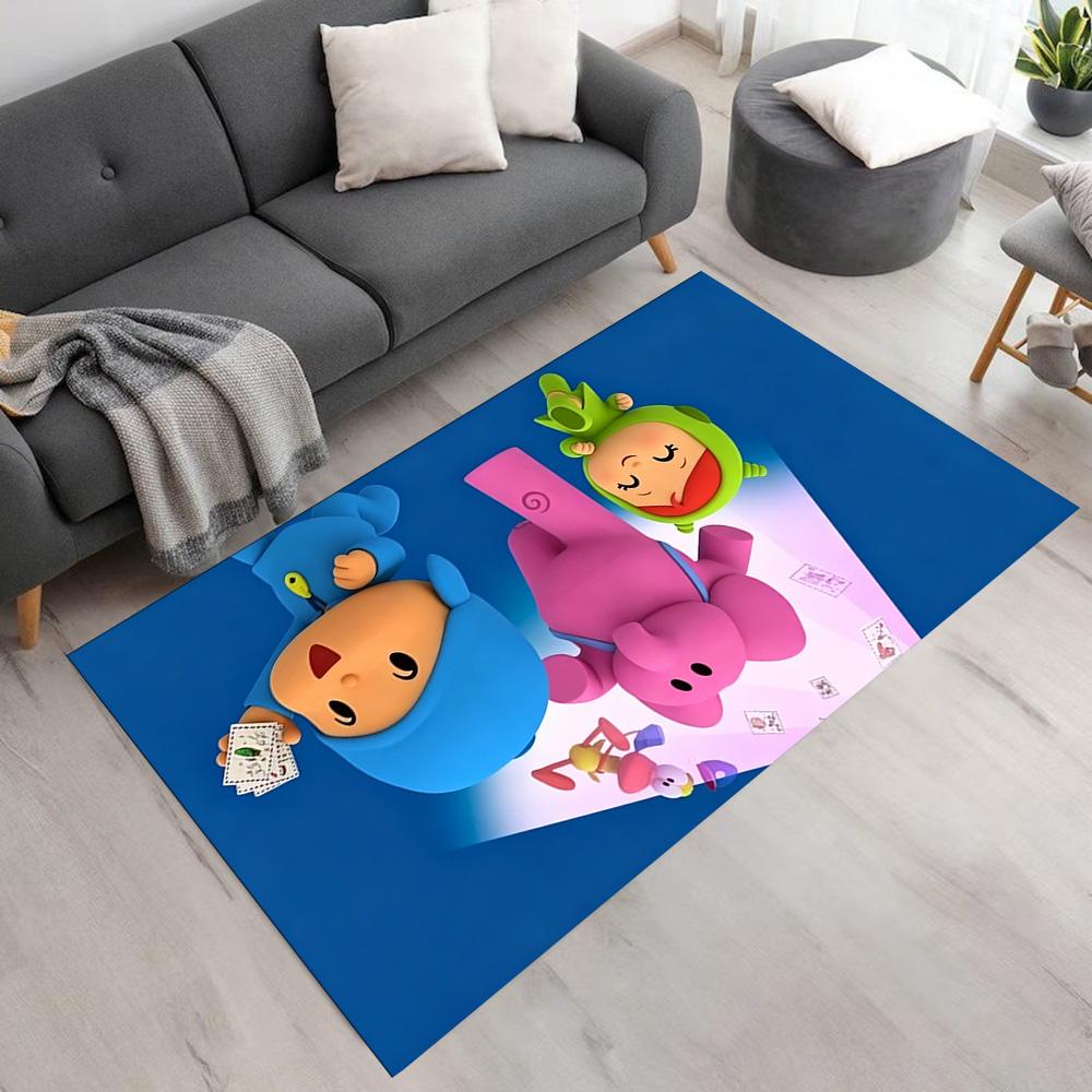 Pocoyo Carpet Suitable for Kitchen Hallway Balcony Dormitory Anti-slip Rug Decorate Offices Gift for Festivals