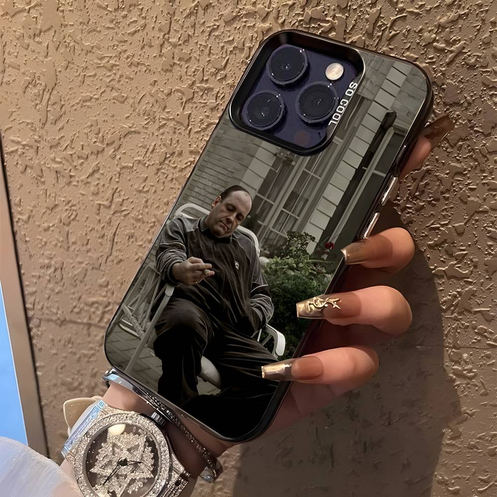 

Чохол для телефону Tony Soprano з серіалу Клан Сопрано Для iPhone 17,16,15,14,13,12,11,Pro,XS,Max,Plus Чорний Матовий Ударостійкий Чохол iPhone16Plus