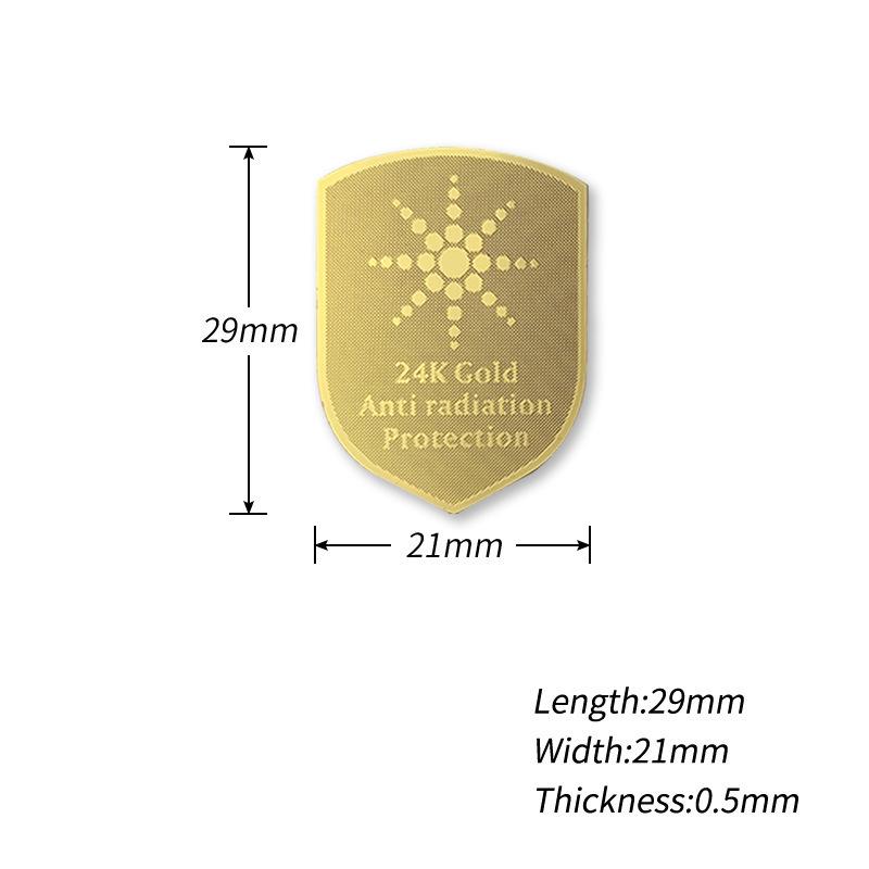 5G EMF Gold Shield Sunflower Radiation Protection Sticker