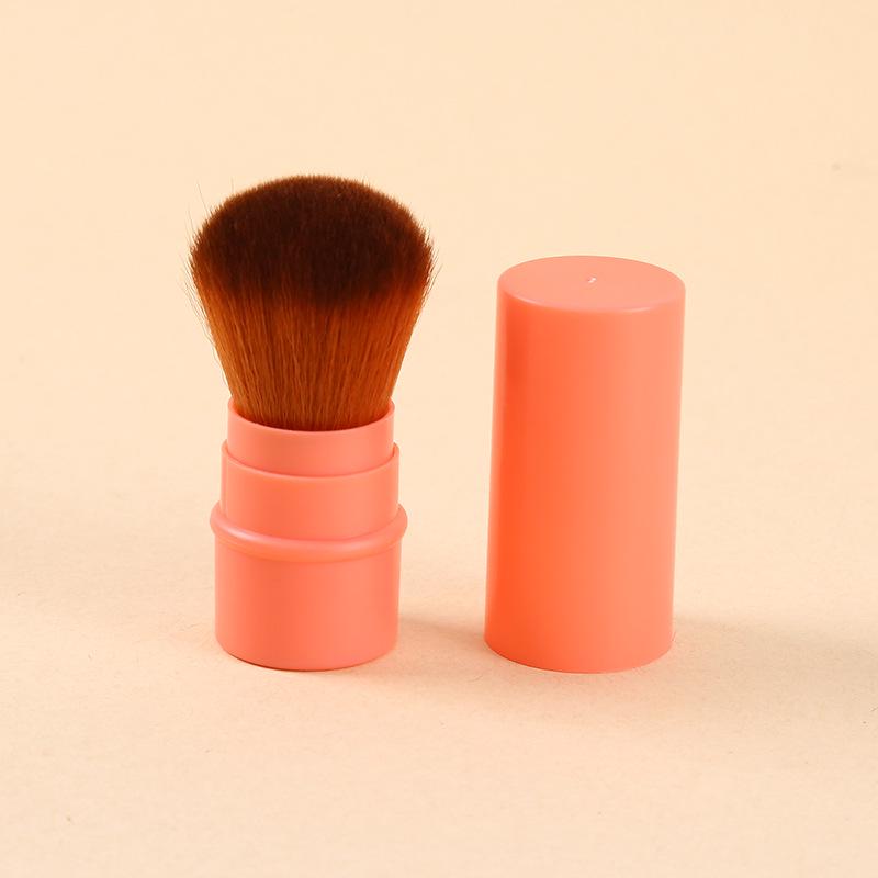 Retractable Multi-Functional Makeup Brush: Nail Art, Loose Powder, Blush, and Dusting Tool