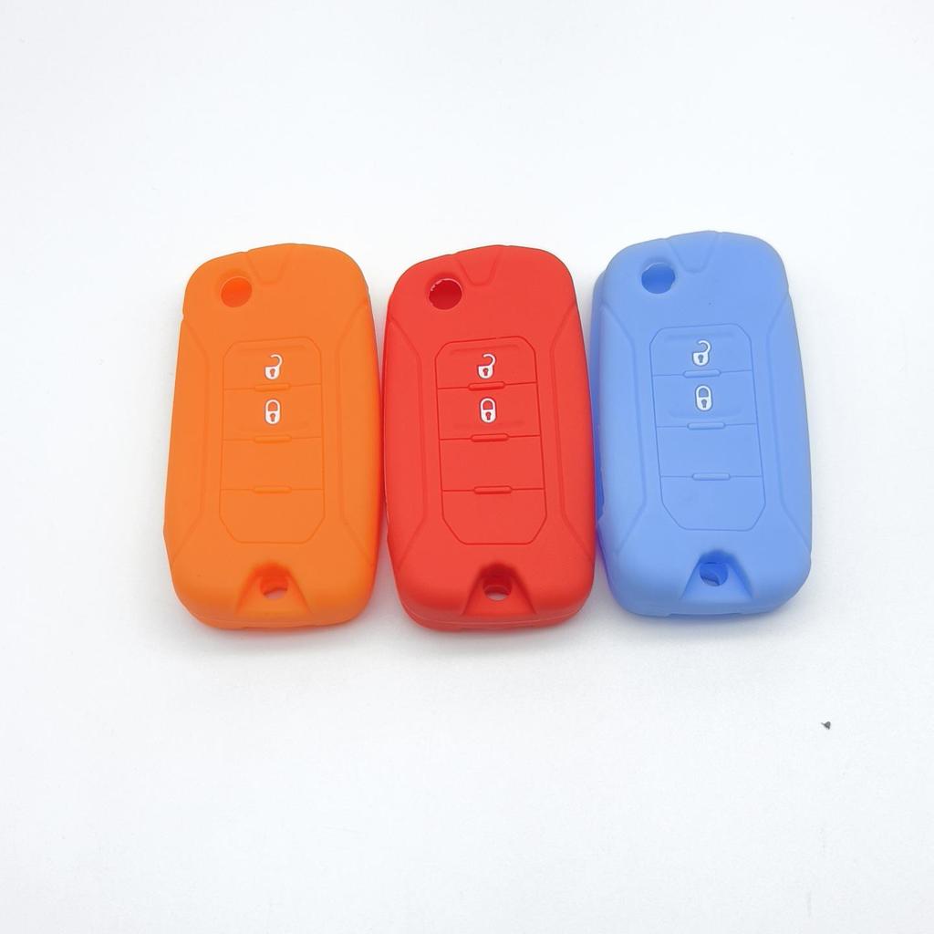 Silicone Key Case for 2-Button Jeep Compass/Cherokee/Grand Commander Remote
