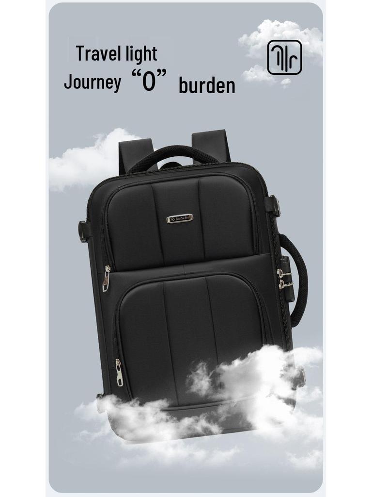 Customizable Logo Business Laptop Backpack: Multi-functional, Large Capacity, Travel-Friendly with Breathable Back Pad