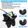 Trunk Latch Lock Actuator 81230-C1010 Compatible with Hyundai Sonata 2015 2016 2017, Rear Tailgate Door Lock Motor with Cable Rod, 3-Pin Connector,