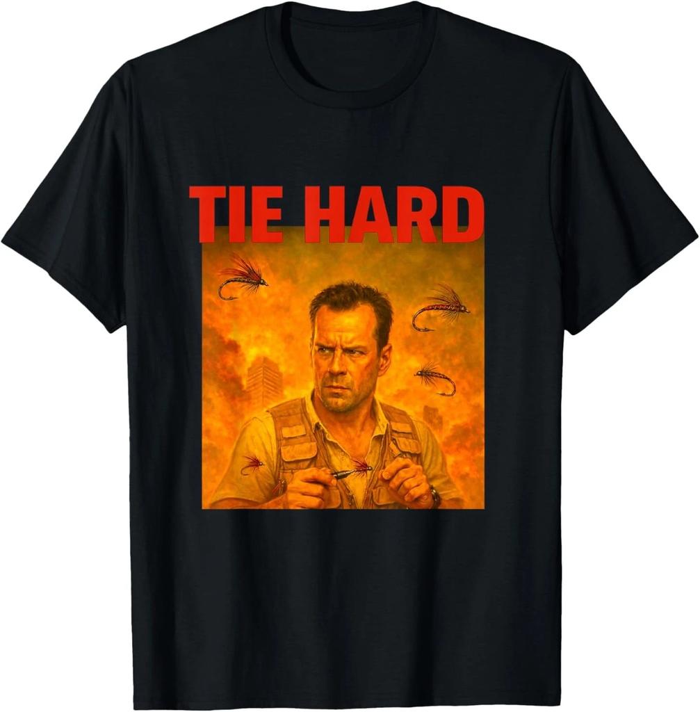Tie Hard Fly Fisherman Fishing T-Shirt