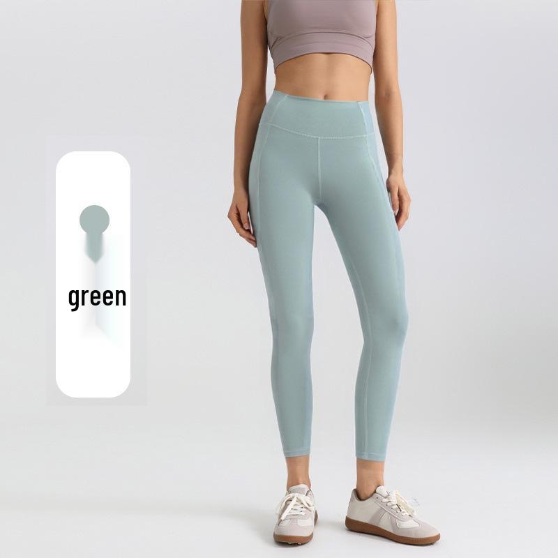 Women's Peach Lift Yoga Pants with Pockets - Naked Feel, Sports, Running, Cycling, Outdoor Fitness.