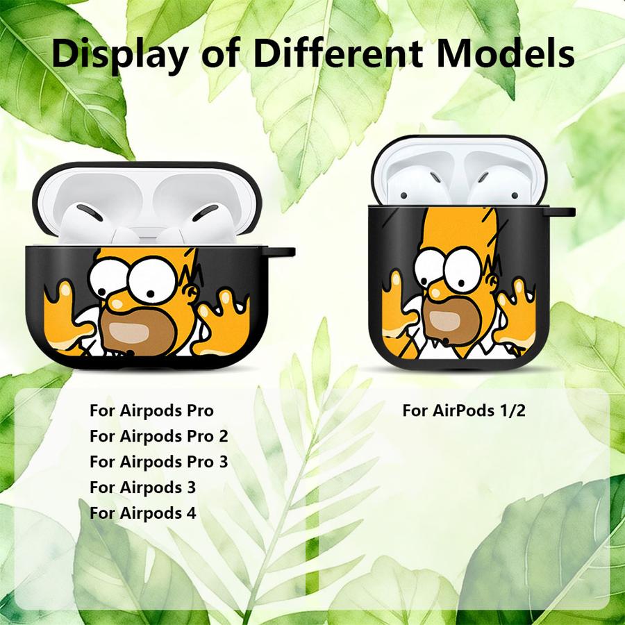 Simpsons Cartoon Case For Airpods 1 Pro3 Pro2 3 Pro 4 2 Earphone Cases Cover