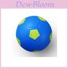 16 cm nahtloser, aufblasbarer PVC-Fußball für Kinder, schwarz-weiß