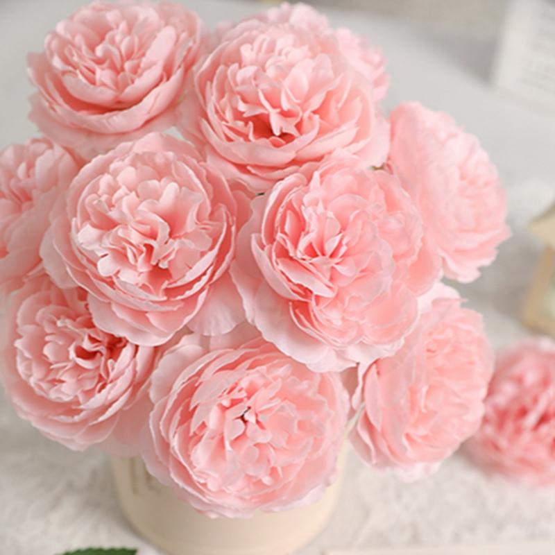 5/10 Stück Pfingstrose Künstliche Blumenstrauß 20CM Kunstblumen für Heimzimmerdeko Garten Hochzeitsdekoration DIY Vase Pflanzenornament