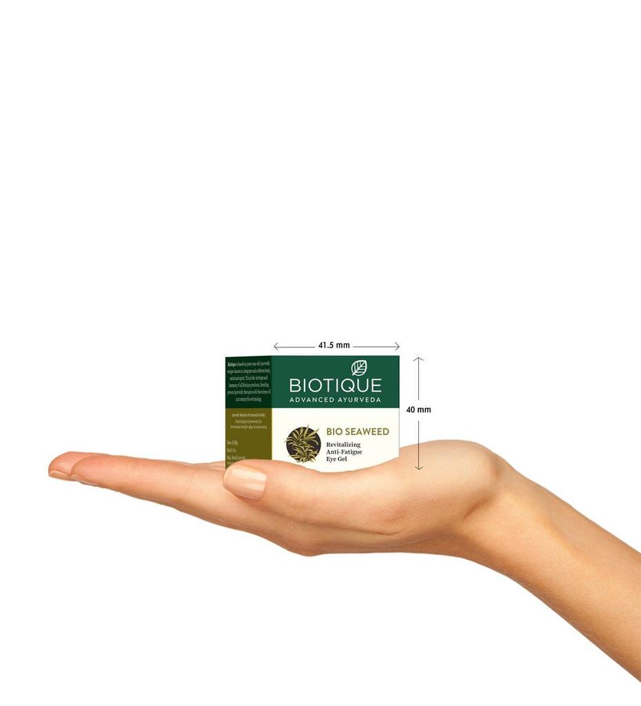 Biotique Bio Seaweed Revitalizing Anti Fatigue Eye Gel, 15g & Biotique Bio Neem Purifying Face Wash for All Skin Types, 150 Millilitres