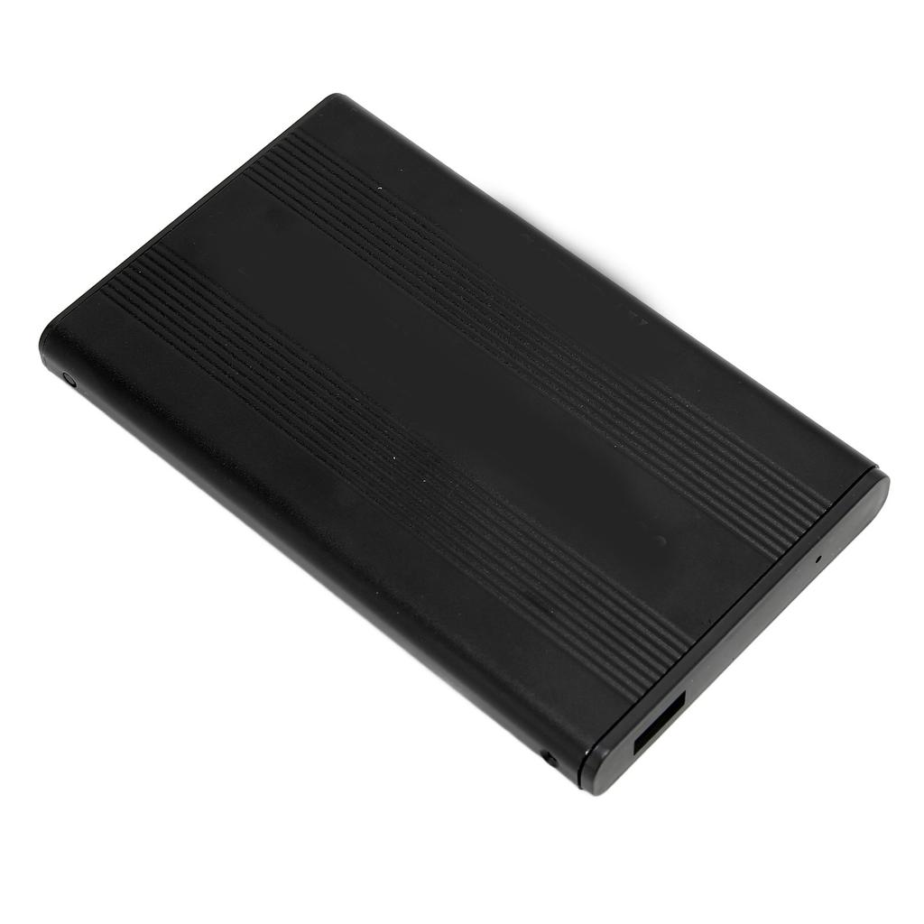 External Hard Drive Case USB 2.0 Interface to SATA 480Mbps Transfer Aluminum Alloy Material 2.5in External HDD Case