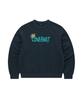 COVERNAT WOMAN Soleil Graphic Sweatshirt Navy