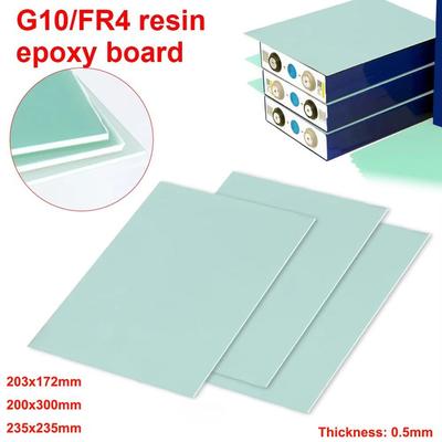 Light-green G10 FR4 Fiberglass Sheet 0.5mm Thick High Temperature Resistant Insulator Board Glass Fiber Board