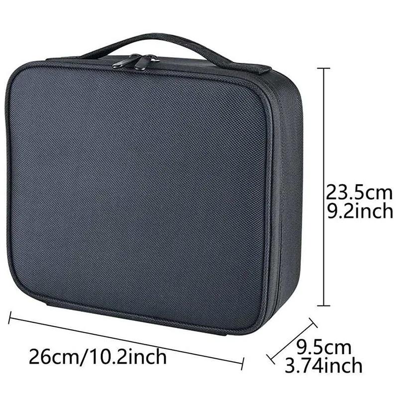 Makeup Case Large Makeup Bag Professional Train Case Travel Cosmetic Organizer Brush Holder Waterproof Makeup Artist Storage Box