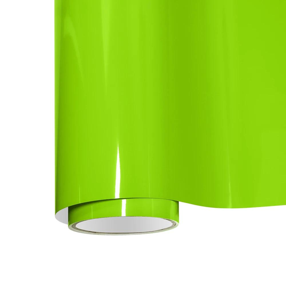 

Premium PET Gloss Green Air Bubble Free Vinyl Car Wrap Film Waterproof Motorcycle Decals Sticker Decor Car Decor Accessories 0.5Mx1.52M