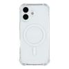 For iPhone 17 Case Compatible with MagSafe 1.5mm Shockproof Clear Phone Back Cover