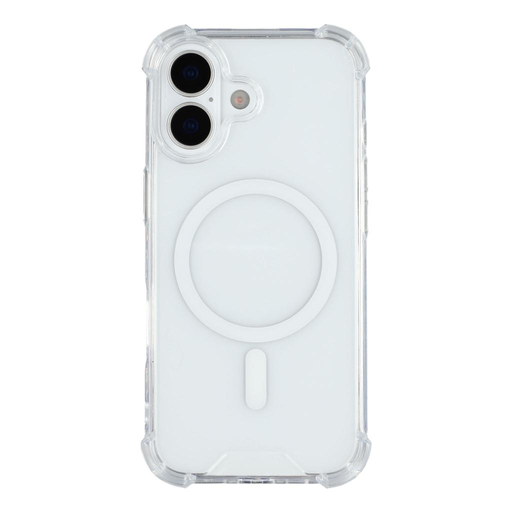 For iPhone 17 Case Compatible with MagSafe 1.5mm Shockproof Clear Phone Back Cover