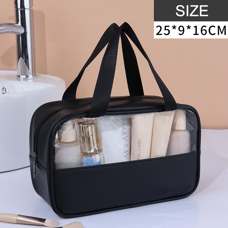 Waterproof Portable Make Up Bag Storage Cosmetic Bags For Women Translucent Travel Bag Make Up Storage Case Organizer