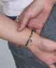 Ourpierre Silver Donut Bracelet Black