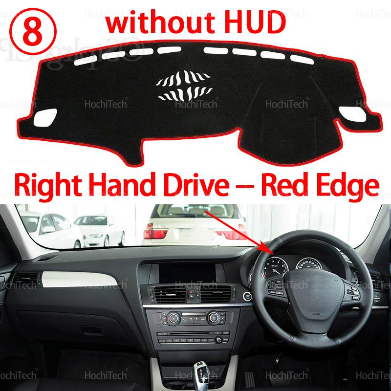 Dashboard Cover Avoid Light Anti-Slip Anti-dirty Mat Pad Sunshade Dashmat Protect for BMW X3 F25 2011-2017 2013 2014 2015 2016