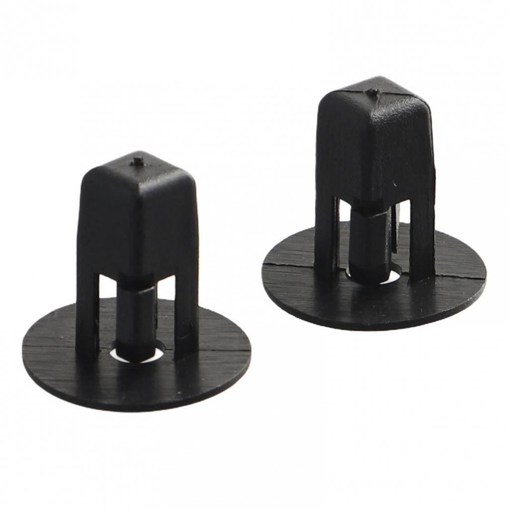 50pcs Car Fender Liner Clip Screw Grommet Clamp Auto Fasteners-Set Black