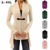 Cozy Women's Cardigan Top With Soft Fleece Fur For Winter Warmth And Style