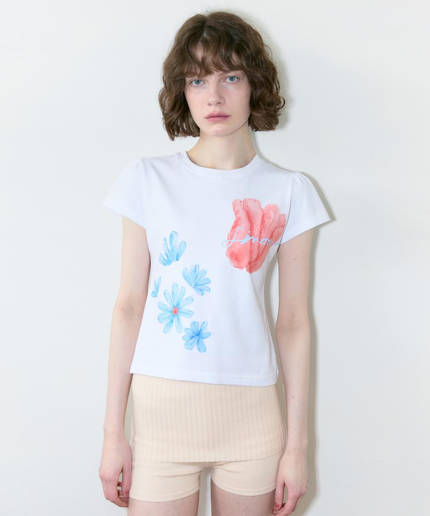 SINOON Sinoon Tulip Puff T-Shirt (White)