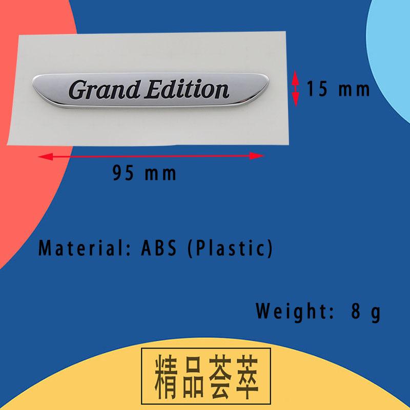 Styling Auto 3D Edizione Grandiosa per Cofano Auto Parafango Bagagliaio Cofano Posteriore Targhetta Nome Adesivo Emblema Badge Sticker