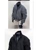 Men's Spring & Autumn Flight Jacket: American High Street Silhouette Windbreaker Coach Baseball Jacket