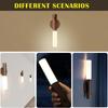 Magnet Rechargeable Motion Sensor Night Light Wooden Wall Light Auto Lighting Night Lamp Body Sensor Torch Flashlight Night Lamp