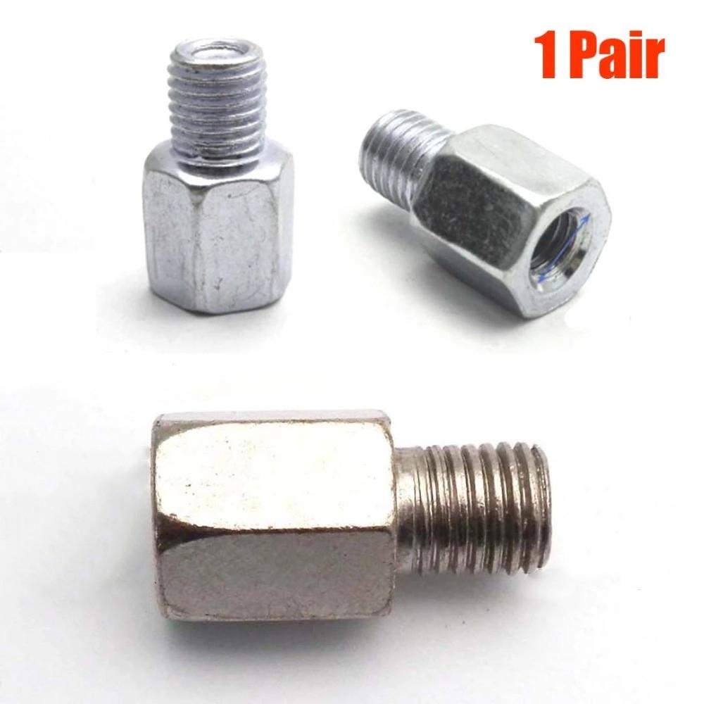 Left Hand Rearview Mirror Conversion Screw Scooter Motorcycle Thread Reducer Rear Mirror Adapters