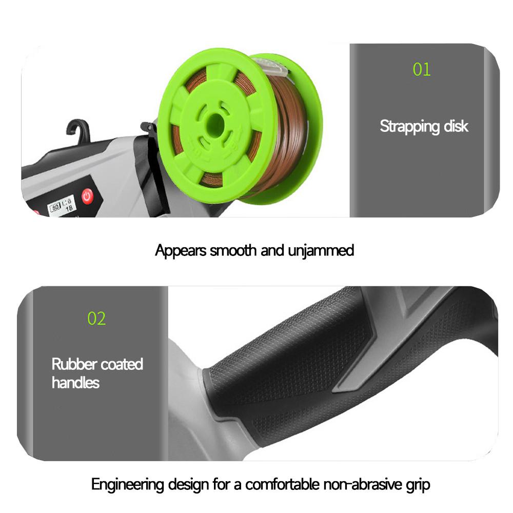 16.8V Portable Electric Tying Machine Grape Vine Fully Automatic Knotter Handheld Garden Plants Branch Binding Tools