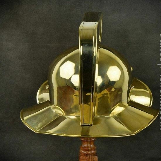 Casque Maximillien En Acier 18G – Noir – LARP/Combat Médiéval – Reproduction Inde