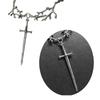 Punk Sword-Pendant Necklace Gothic Tree Branch Chain Sword-Hip Hop Silver Y2k Necklace Jewelry Medieval-Ornament Gifts