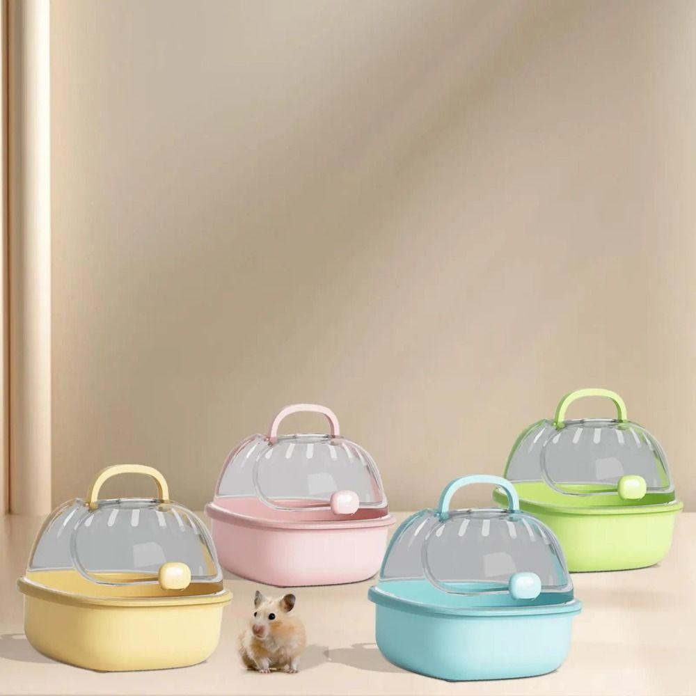 Handheld Chinchilla Outdoor Cage Portable Small Pet Carrying Box Hamster Travel Carrier Hedgehog