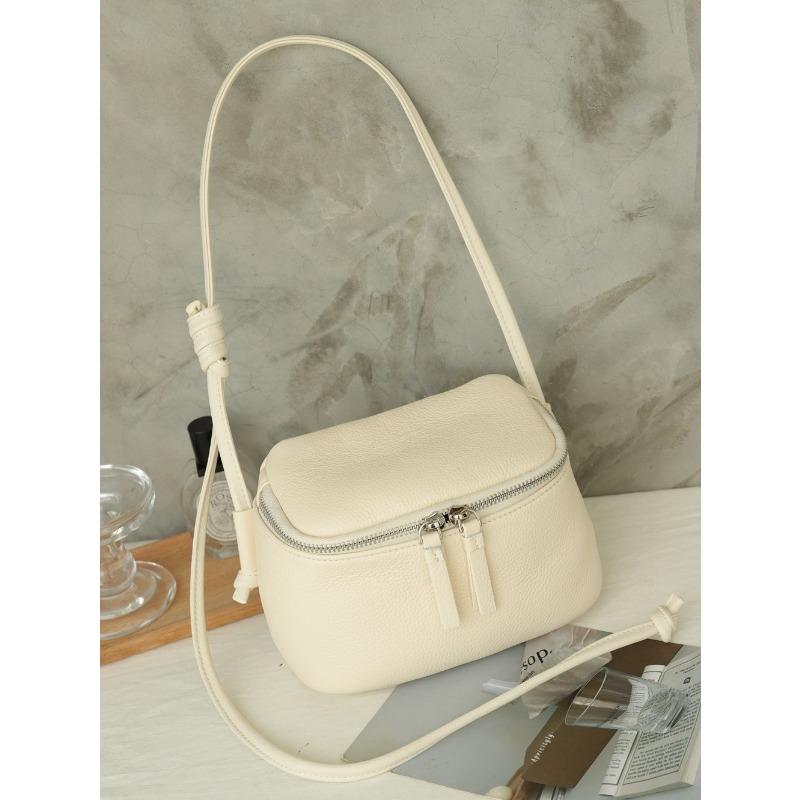 Natürliche Tropfen Aufbewahrungstasche Echtes Leder Damen Tasche Modische und Vielseitige Umhänge-Einzelschultertasche