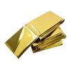 Emergency Blankets Foldable PET Aluminized Film Thermal Blanket Portable Survival Blanket for Journey Camping Outdoors